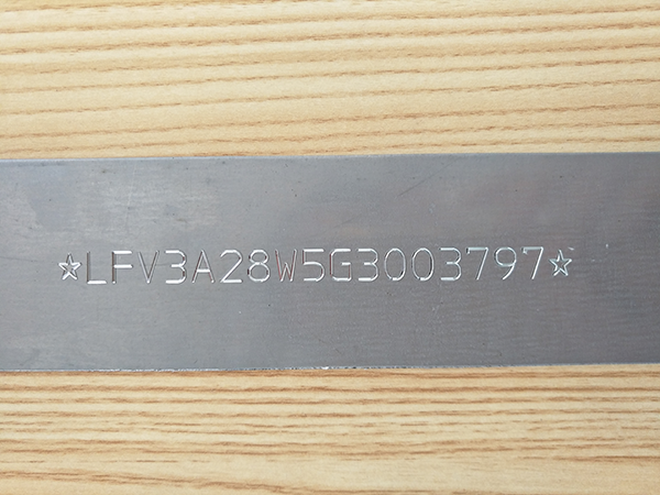 Automotive steel sheet scribing